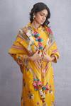 Torani Yellow Tassels Sunehra Ashvamedha Scarf Online at Aza Fashions Torani_Yellow Tassels Sunehra Ashvamedha Scarf _Online_at_Aza_Fashions