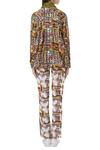 Shop_Anamika Khanna_Multi Color Printed Shirt With Pants_at_Aza_Fashions