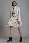 Mati_Off White Pure Linen Rummy Embroidered Dress And Jacket Set_Online_at_Aza_Fashions