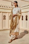 Buy_Sabyasachi_Embroidered Kurta Set_at_Aza_Fashions
