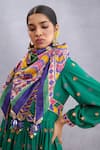 Shop_Torani_Multi Color Tassels Navratan Shamiyana Scarf _Online_at_Aza_Fashions