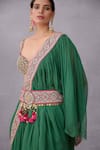 Shop_Torani_Green Panna Kanchan Kamarbandh _at_Aza_Fashions