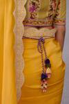 Shop_Torani_Purple Jamuni Nilofer Kamarbandh _at_Aza_Fashions