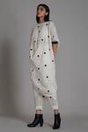 Mati_Off White Linen Spade Embroidered Pant_Online_at_Aza_Fashions