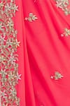 Surbhi Shah_Blue Embroidered Saree With Blouse_at_Aza_Fashions