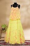 Buy_Nitika Gujral_Yellow Embellished Lehenga Set_Online_at_Aza_Fashions