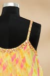 Nitika Gujral_Yellow Embellished Lehenga Set_at_Aza_Fashions