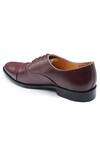 Shop_Rapawalk_Maroon Handcrafted Toe Cap Oxford Shoes _Online_at_Aza_Fashions