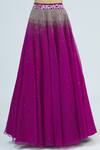 Buy_Shlok Design_Purple Organza Embellished Lehenga Set_Online_at_Aza_Fashions
