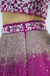 Shop_Shlok Design_Purple Organza Embellished Lehenga Set_Online_at_Aza_Fashions
