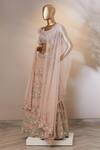 Buy_Aarti Mahtani_Peach Embellished Lehenga Set_Online_at_Aza_Fashions