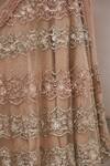 Aarti Mahtani_Peach Embellished Lehenga Set_at_Aza_Fashions