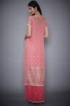 Shop_RI.Ritu Kumar_Pink Embroidered Kurta With Skirt And Dupatta _at_Aza_Fashions