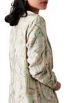 Amaare_White Taffeta Embellished Jacket Lehenga Set_Online_at_Aza_Fashions