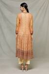 Shop_Tarun Tahiliani_Orange Embroidered Anarkali_at_Aza_Fashions