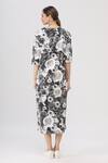 Shop I Am Trouble By KC Black Floral Print Dress at Aza Fashions Shop_I Am Trouble By KC_Black Floral Print Dress_at_Aza_Fashions