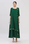 Buy_Zeel Doshi_Green Layered Tunic_Online_at_Aza_Fashions