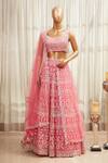 Buy_Aneesh Agarwaal_Embroidered Lehenga Set_Online_at_Aza_Fashions