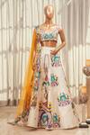 Buy_Aisha Rao_White Embroidered Lehenga Set_Online_at_Aza_Fashions