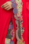 Anamika Khanna_Embroidered Saree With Unstitched Blouse Fabric_at_Aza_Fashions