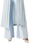 Shop_Amaare_Blue Taffeta Embellished Jacket And Pant Set_Online_at_Aza_Fashions