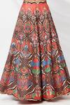 Aisha Rao_Multi Color Printed Lehenga Set_at_Aza_Fashions