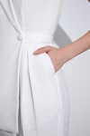 Pocketful Of Cherrie_White Crepe Plain One Shoulder Notched Asymmetric Panelled Jumpsuit _Online_at_Aza_Fashions