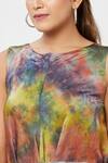 Rachana Ved_Multi Color Tie And Dye Round & Jumpsuit _at_Aza_Fashions