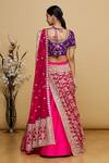 Shop Karuna Deora Pink Lehenga And Embroidered Blouse Set at Aza Fashions Shop_Karuna Deora_Pink Lehenga And Embroidered Blouse Set_at_Aza_Fashions