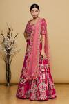 Buy_Karuna Deora_Pink Embroidered Lehenga Set_Online_at_Aza_Fashions
