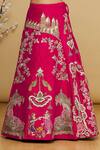 Shop_Karuna Deora_Pink Embroidered Lehenga Set_Online_at_Aza_Fashions