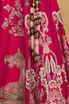 Karuna Deora_Pink Embroidered Lehenga Set_at_Aza_Fashions