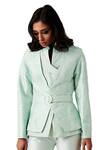 Buy_Amaare_Blue Taffeta Embellished Jacket And Pant Set_Online_at_Aza_Fashions