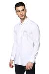 Noonoo_White Giza Cotton Shirt _Online_at_Aza_Fashions