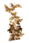 H2h_Gold Brass Butterfly Flight Sculpture_Online_at_Aza_Fashions