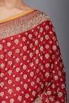 Buy_RI.Ritu Kumar_Embroidered Silk Satin Saree_Online_at_Aza_Fashions