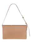 Shop_The House of Ganges_Beige Stormi Vegan Leather Sling _at_Aza_Fashions