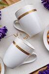 Buy_Vigneto_Embossed Flower Coffee Mugs (Set of 2)_at_Aza_Fashions
