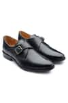 Buy_Rapawalk_Black Single Strap Monk Shoes  _at_Aza_Fashions