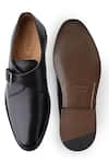 Shop_Rapawalk_Black Single Strap Monk Shoes  _at_Aza_Fashions