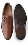 Shop_Rapawalk_Brown Single Strap Monk Shoes  _at_Aza_Fashions