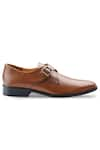 Rapawalk_Brown Single Strap Monk Shoes  _at_Aza_Fashions