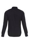 Shop_Bloni_Black Plain Classic Collared Shirt_Online_at_Aza_Fashions