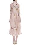 Shop_Avinash Tomar_Peach Hand Embroidered Dress_at_Aza_Fashions