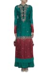 Aksh_Green Kurta Lehenga Set_Online_at_Aza_Fashions