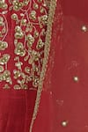 Buy_Joy Mitra_Sequin Embroidered Anarkali With Dupatta _Online_at_Aza_Fashions