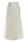 Buy_Joy Mitra_Off White Angrakha Kurta With Lehenga And Dupatta _Online_at_Aza_Fashions