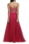 Shop_Silky Bindra_Pink Embellished Lehenga Set _at_Aza_Fashions