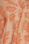 Buy_Shagun Manchanda_Peach Linen Block Print Saree  _Online_at_Aza_Fashions