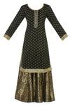 Buy_Heena Kochhar_Black Woven Kurta Lehenga Set_Online_at_Aza_Fashions